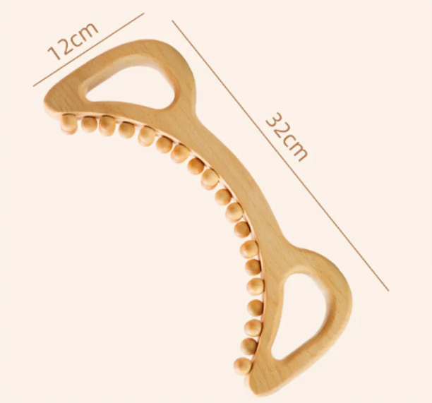 Natural Wood Cellulite Therapy Roller Set